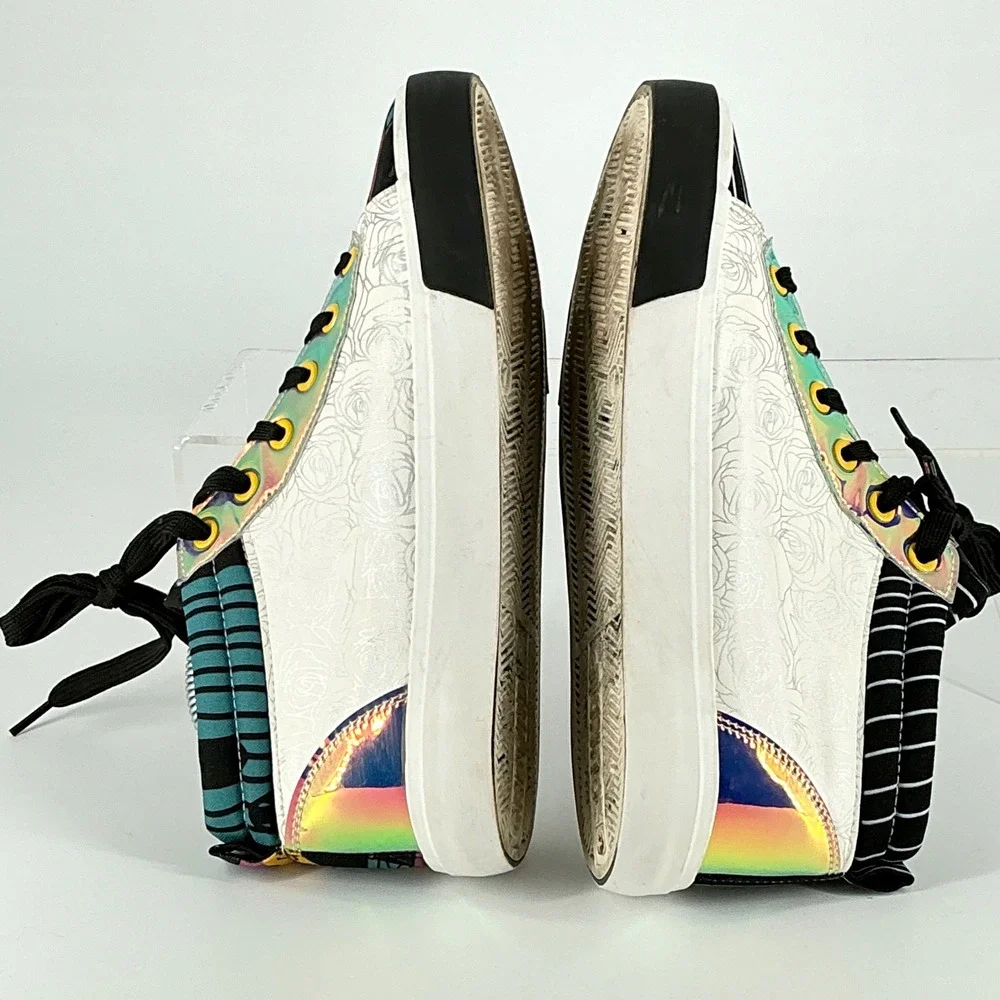 Disney‎ Size 7 Nightmare Before Christmas High Top Sneakers GROUND UP Jack Sally